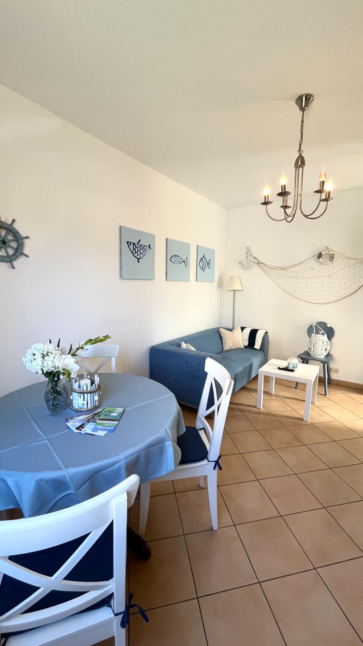 Ferienwohnung Strandläufer – Terrasse