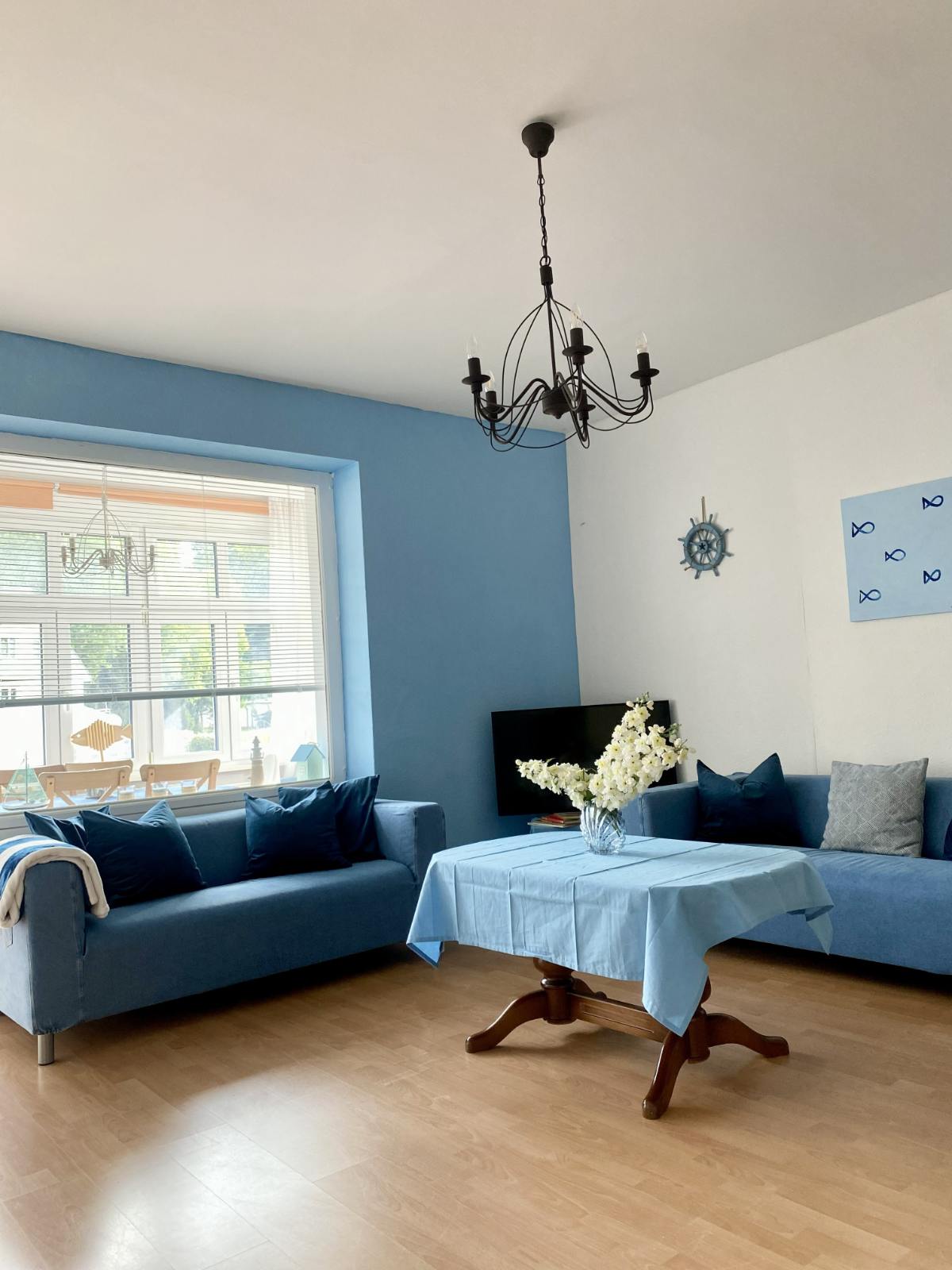 Ferienwohnung Meeresrauschen – Schlafbereich