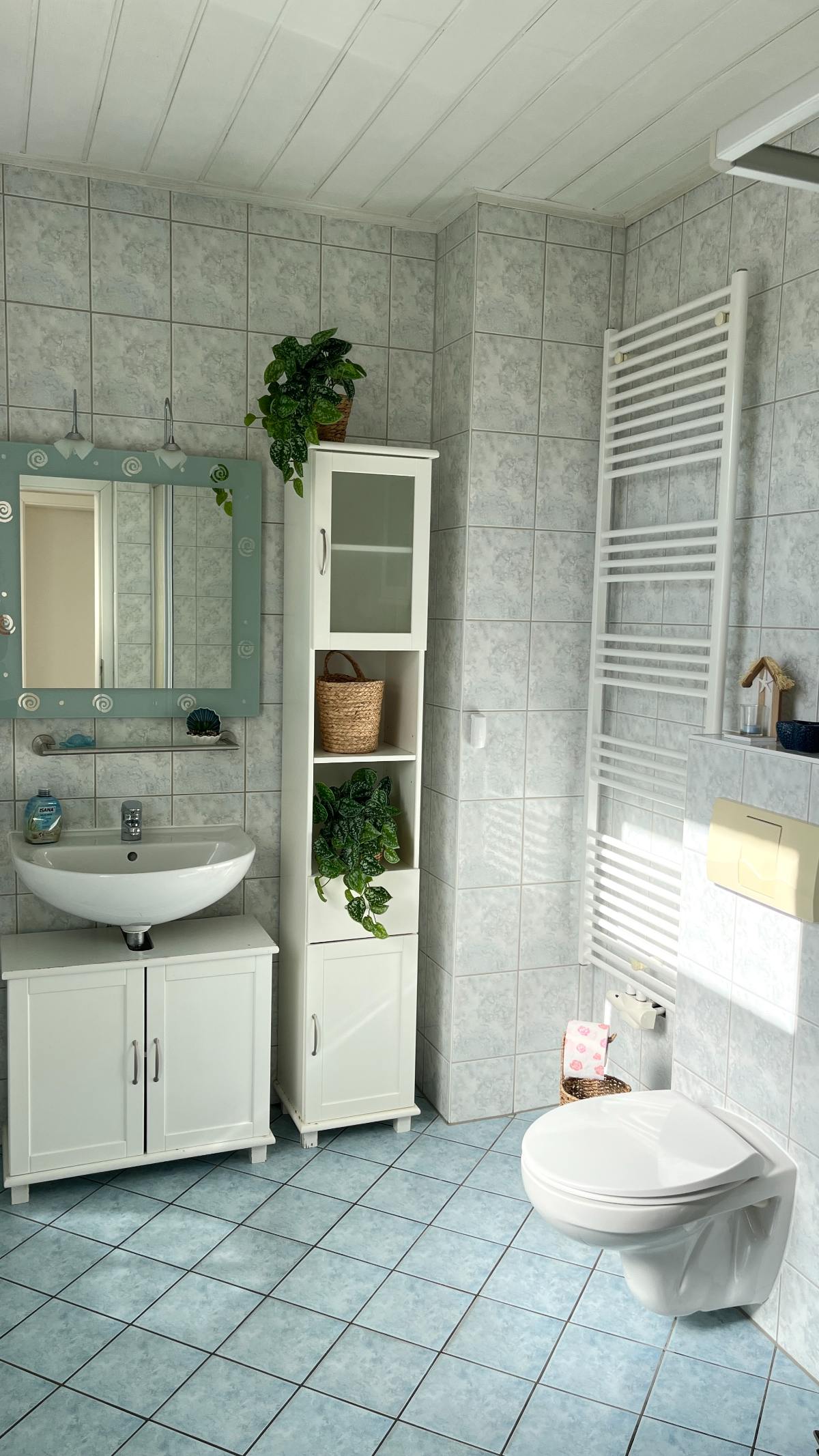 Ferienwohnung Strandläufer – Badezimmer