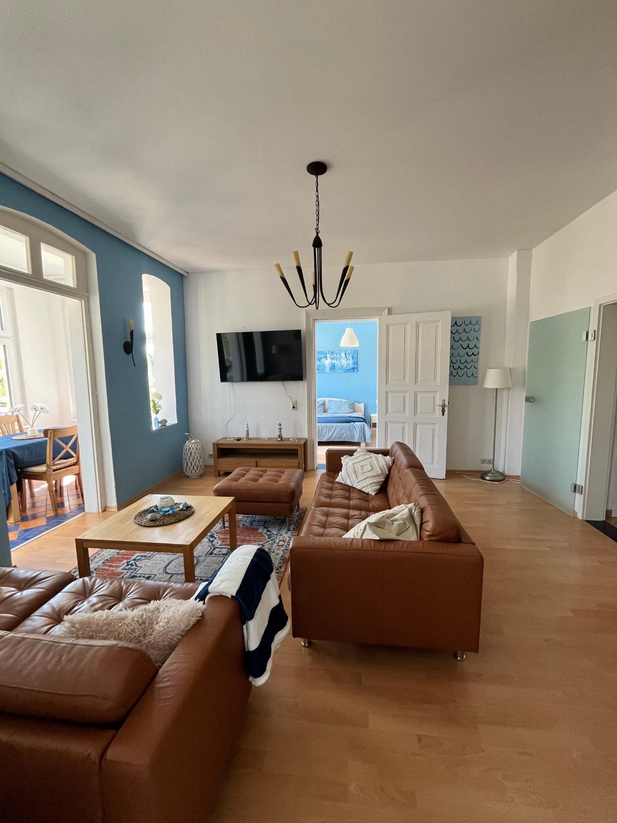 Ferienwohnung Silbermöwe – Wohnzimmer